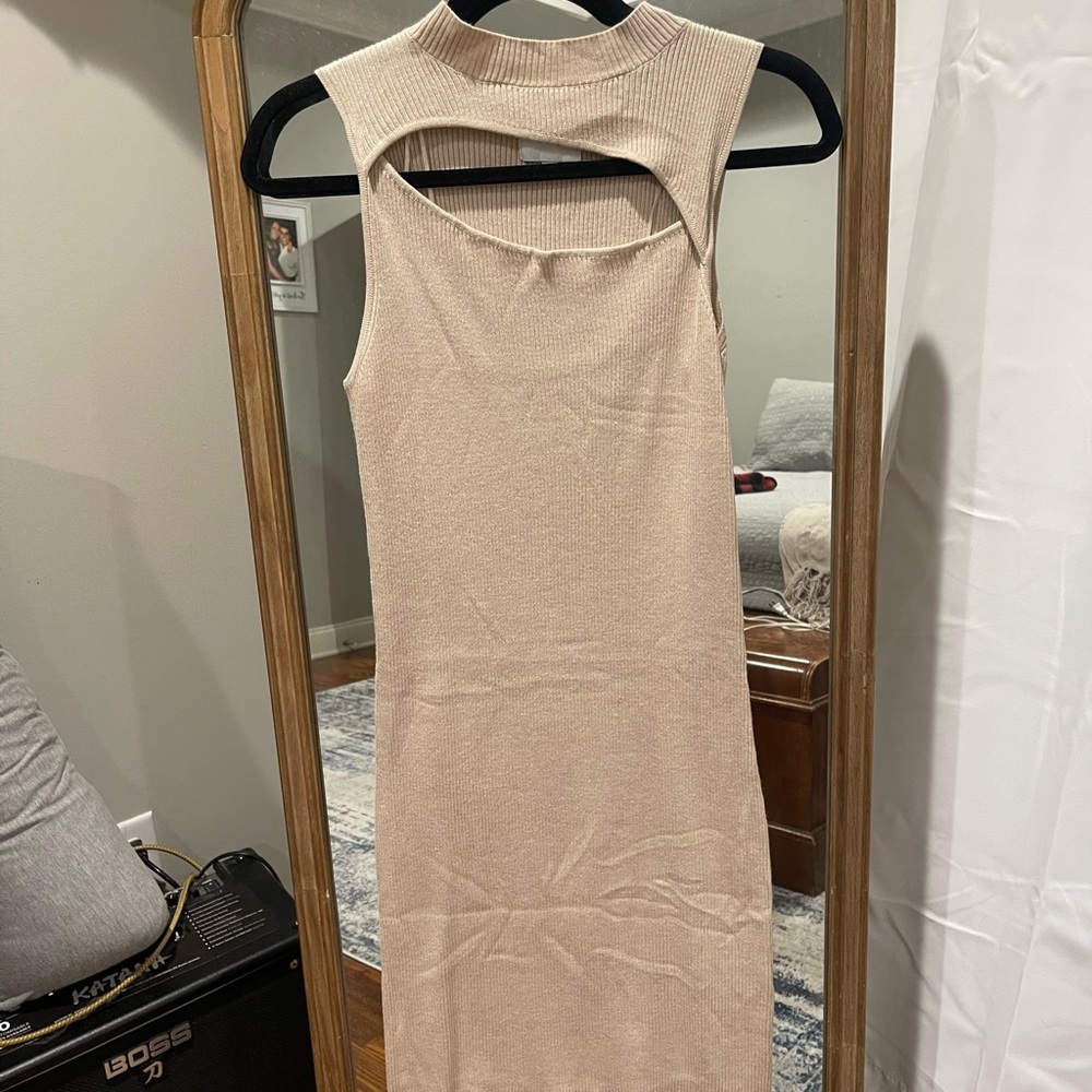 Mini sweater dress